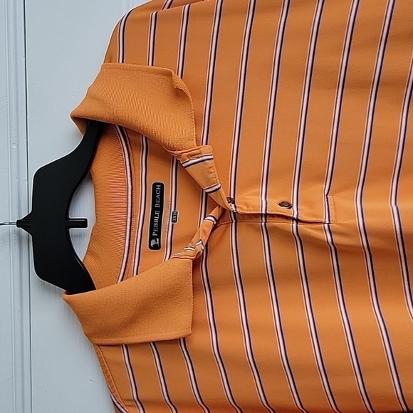 NWOT Pebble Beach Performance Men's Polo Shirt - Picture 4 of 11